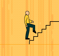Gráfico de ejercicio Serie de escaleras