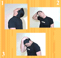Gráfico de ejercicio Estiramiento zona cervical