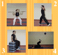 Gráfico de ejercicio Fuerza tren inferior